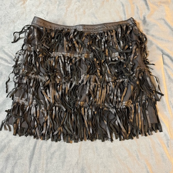 Zara Black Fringe Mini Skirt
#1157 - Picture 8 of 8